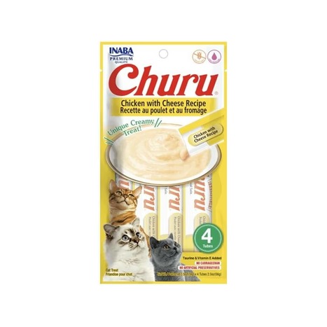 Pamlsok Inaba Churu Pyré cat Kura so syrom 4 tuby 56 g